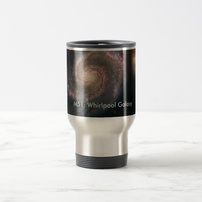 M51: Strudel-Galaxie Reisebecher (Mittel)