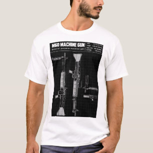 M60 MASCHINE-GUN-DIAGRAM T-Shirt