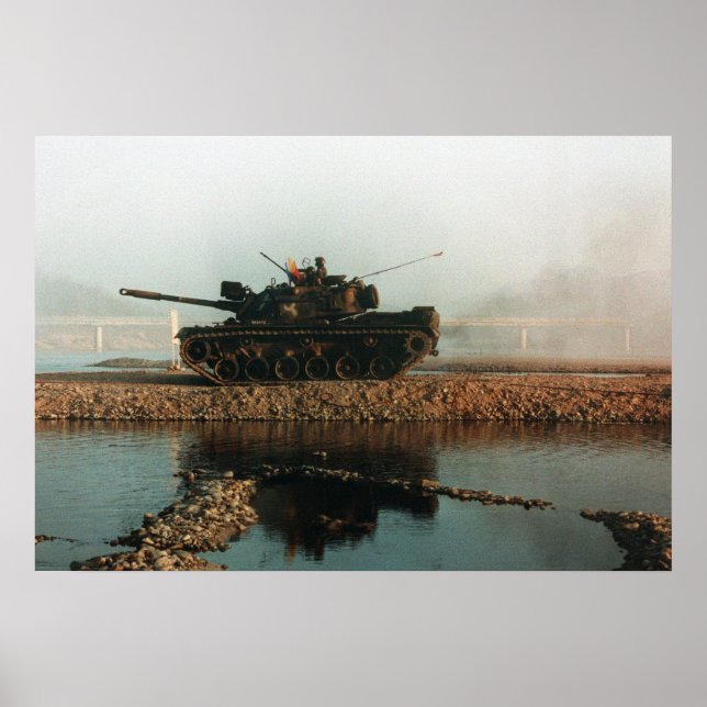 M60 Patton Main Battle Tank Poster (Vorne)