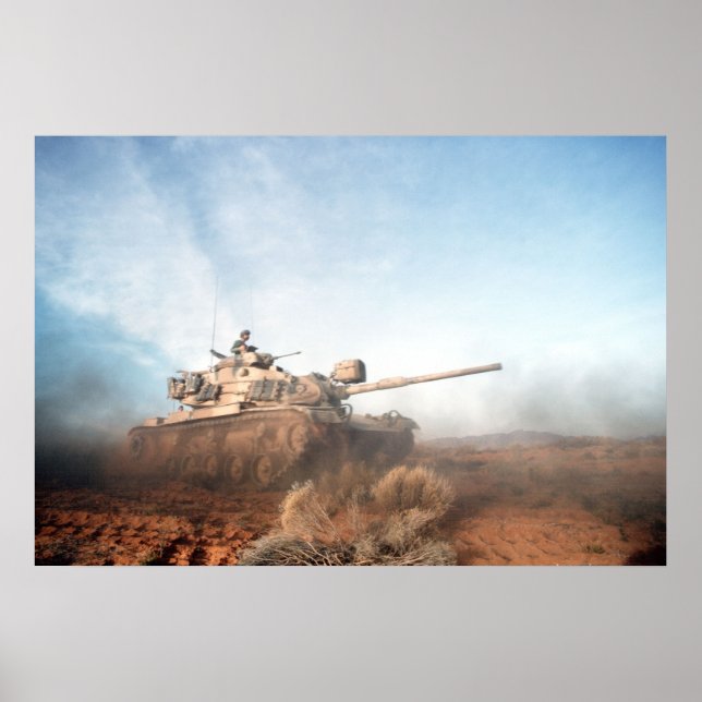 M60 Patton Tank Poster (Vorne)
