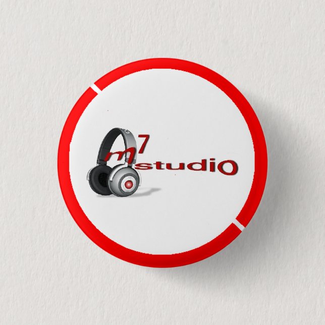m7studio neuer Logoknopf Button (Vorderseite)