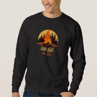 M-22 Michigan Lagerfeuer Sweatshirt