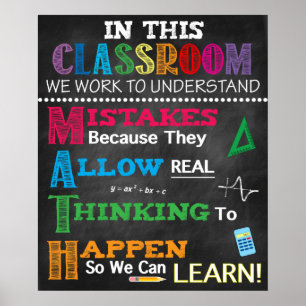 M.A.T.H Lehrerin Poster