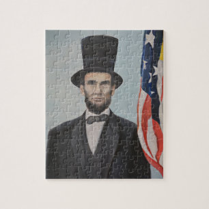 M. Abraham Lincoln Portrait Art Puzzle