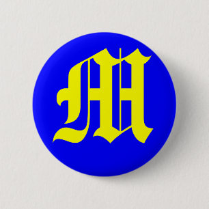 M - ALTES ENGLISCH BUTTON