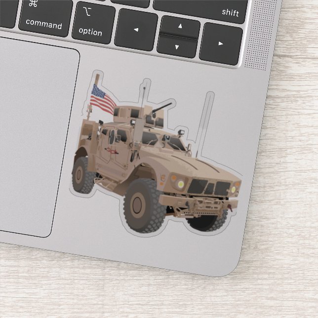 M-ATV MRAP Militärtransporter Aufkleber (Detail)