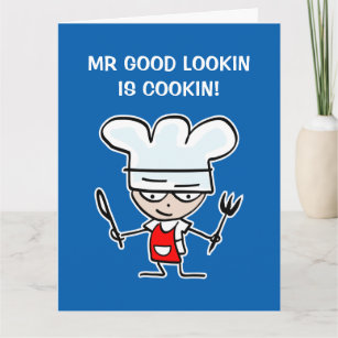 Cartes De Vœux Humour Cuisinier Zazzle Ch