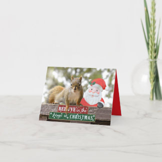 M. Bickles La carte de Noël des écureuils