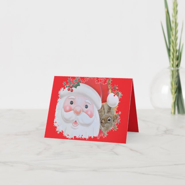 M. Bickles L'Écureuil Carte de Fêtes (Devant)