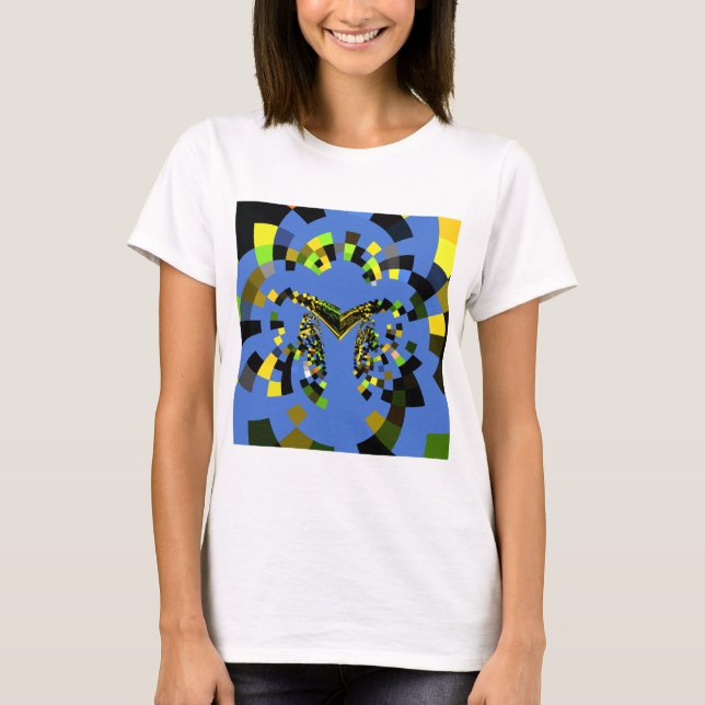 M Blau T-Shirt (Vorderseite)