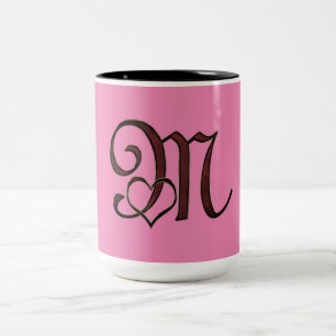 M-Brief Zweifarbige Tasse