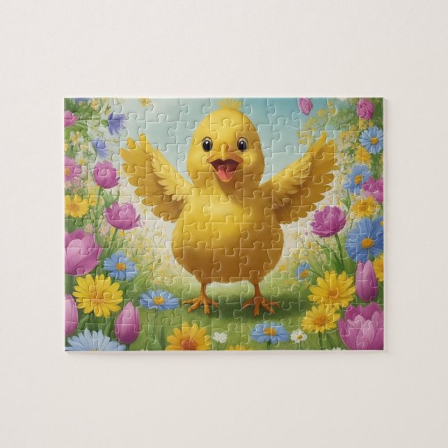 M. Chicken Easter Jigsaw Puzzle (Horizontal)