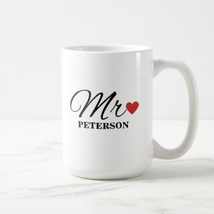 M. Custom Couple Mug Mariage Anniversaire Mug