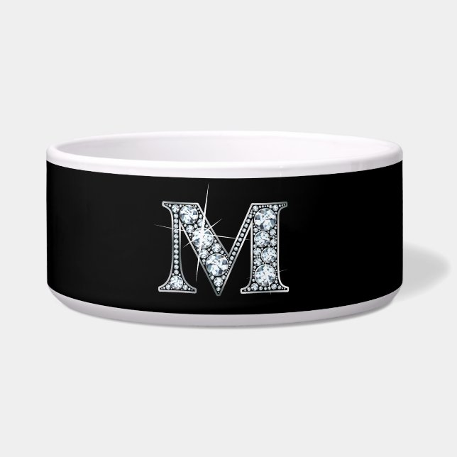 M "Diamond Bling" Pet Bowl Napf (Vorderseite)