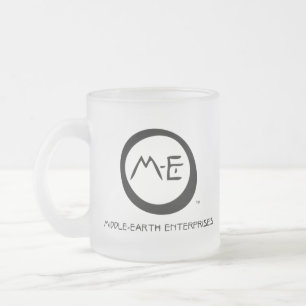 M-E MIDDLE-EARTH ENTERPRIS™ Mug en verre dépoli