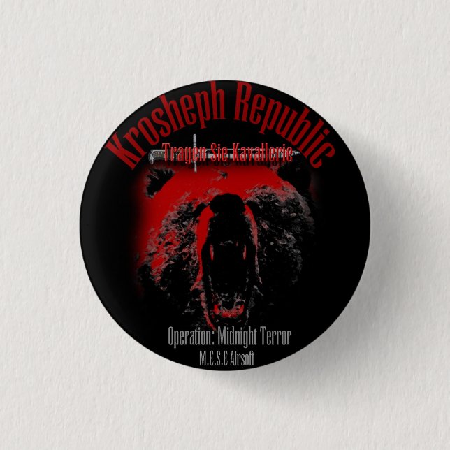 M.E.S.E Airsoft Operation: Mitternachtsterror Button (Vorderseite)