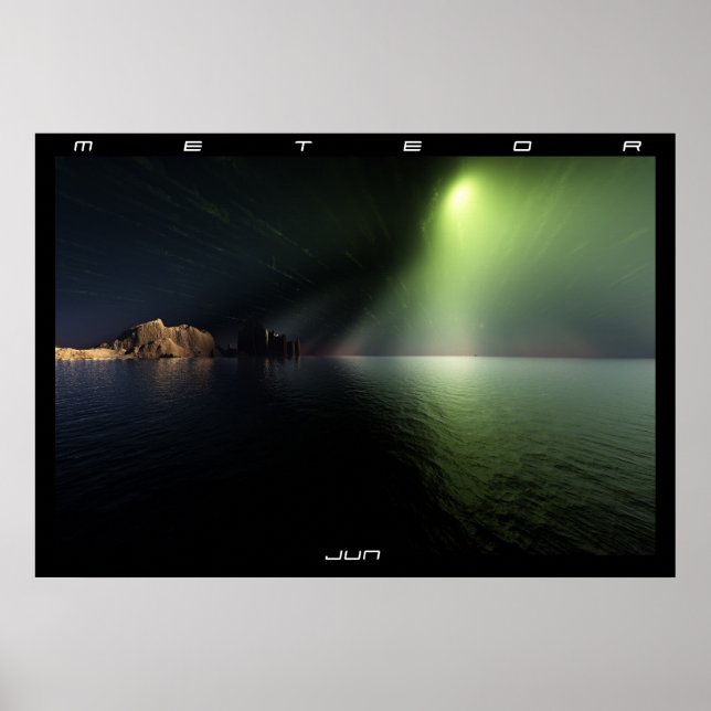 M  E  T  E  O  R POSTER (Vorne)