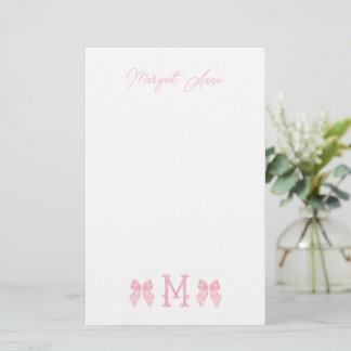 "M" Erstausgabe Briefpapier