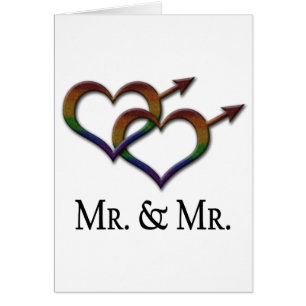M. et M. Gay pride Interconnectent les symboles de