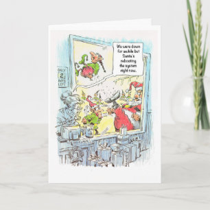 M. et Mme Claus Carte de Noël