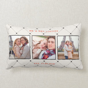 M. et Mme Multi Photo Coussin