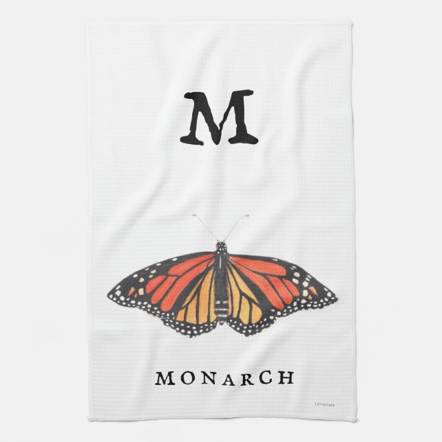 "M" für den Monarch Geschirrtuch (Vertikal)