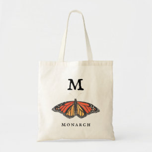 "M" für Monarch und Ladybug Tote Bag Tragetasche
