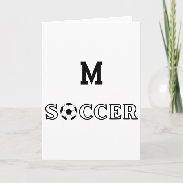 M Fußball  Karte (Vorderseite)