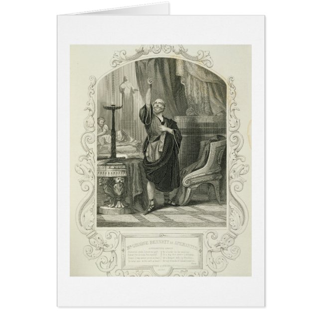M. George Bennett comme Apemantus, scène 2 de (Devant)