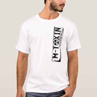 M-Giftstoff Weiß-Logo T-Shirt