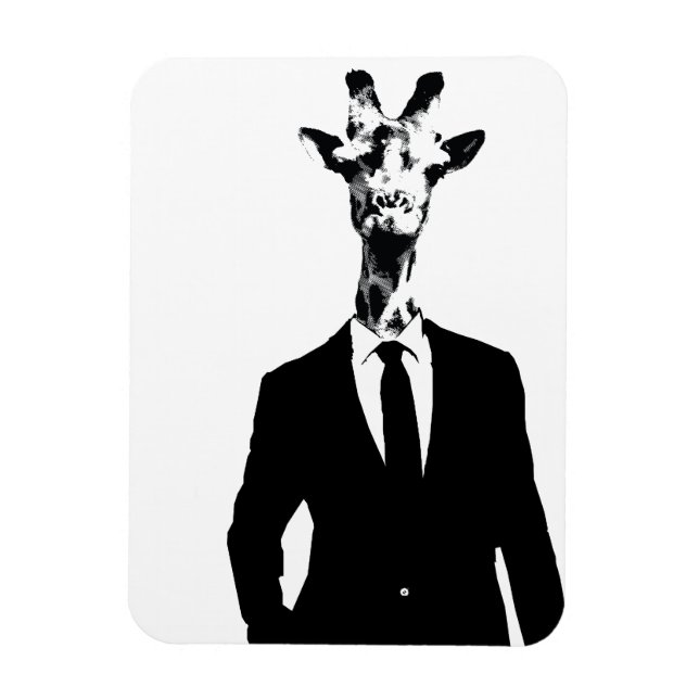 M. Giraffe Bendy Fridge Magnet (Vertical)