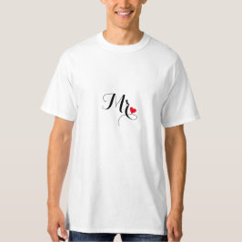 M. Groom Mariage T-shirt Couples mariés récemment