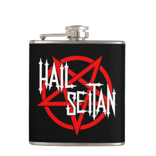 \m/ Hail Seitan \m/ Flask/ Flachmann
