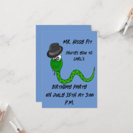 M. Hissy Fit Snake Invitation Anniversaire