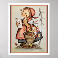 M. I. Hummel The Little Messenger 1940er Jahre Pri