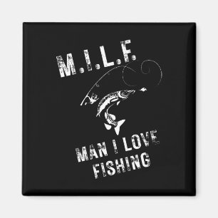 M.i.l.f. Mann, ich liebe Angeln  Magnet