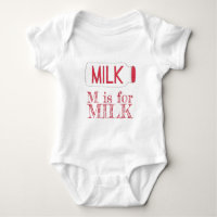 M is for MILK Jug Bottle Feinschmecker Alphabet AB