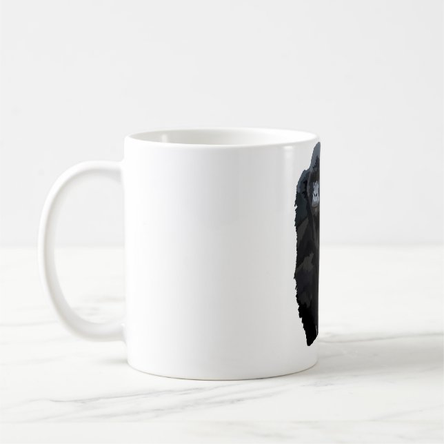 M ist für Berggorilla Kaffeetasse (Links)