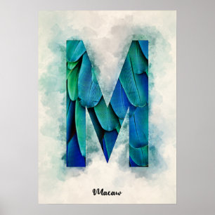 M ist für Macaw Poster