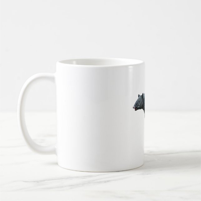 M ist für Malayan Tapir Kaffeetasse (Links)