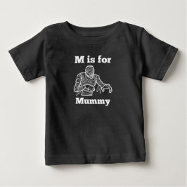 M ist für Mama Halloween Horror Monster Baby T-shirt