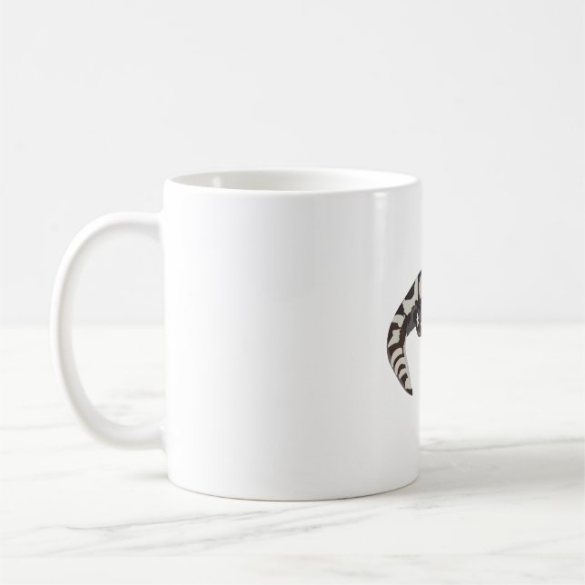 M ist für Marbled Salamander Kaffeetasse (Links)