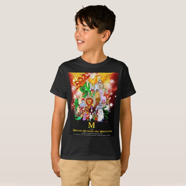 M ist für Marvelous T-Shirt (Vorne ganz)