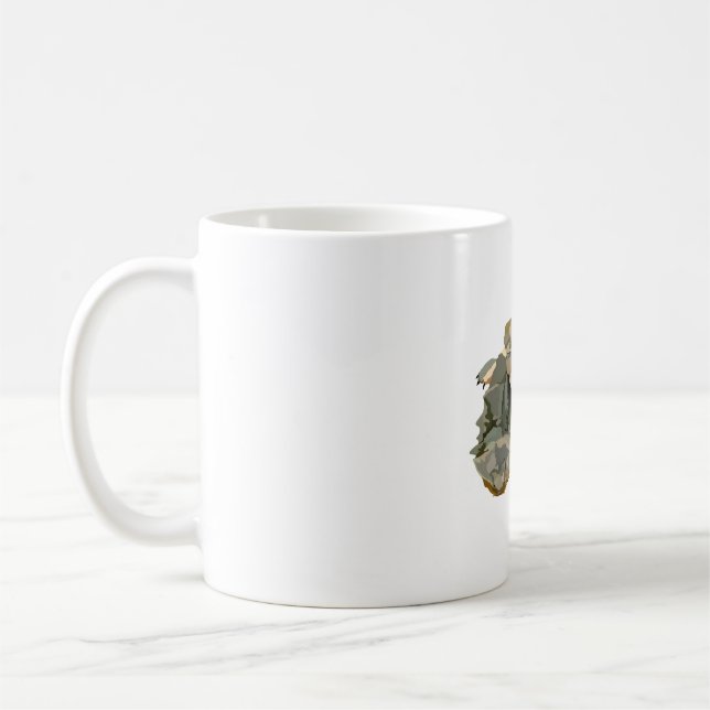 M ist für Mata Mata Turtle Kaffeetasse (Links)