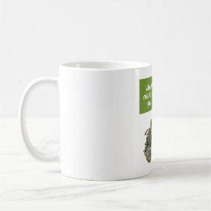 M ist für Mata Mata Turtle Kaffeetasse