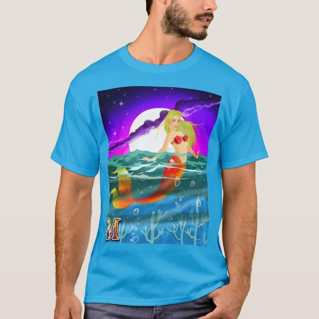 M ist für Mermaid T-Shirt (Vorderseite)