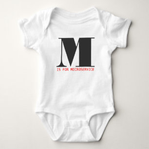 M ist für Microservice Baby Strampler