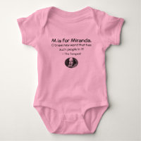 M ist für Miranda • Ein kleines Shakespeare-Shirt