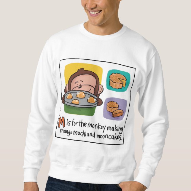 M ist für Mooncakes Crewneck Sweatshirt (Vorderseite)