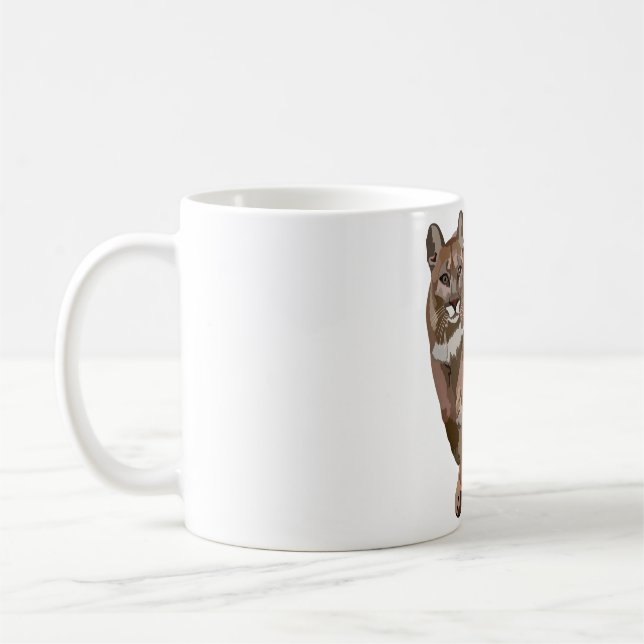 M ist für Mountain Lion Kaffeetasse (Links)